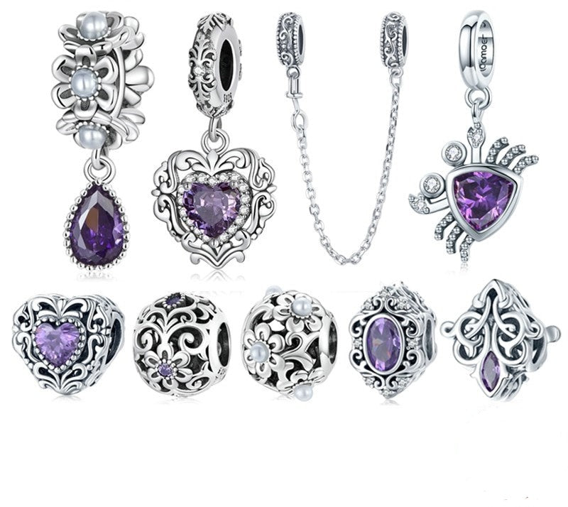 Deluxe Medieval Charm Collection Antique Silver Tone 25 Different Charms - COL294